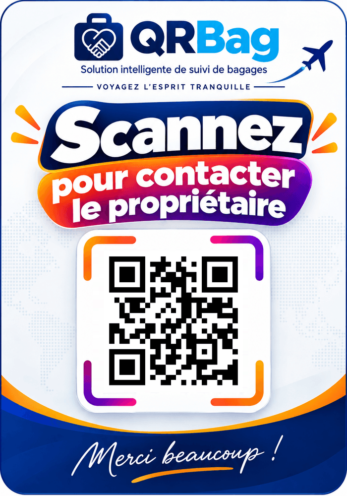 Étiquette QR officielle QRBags